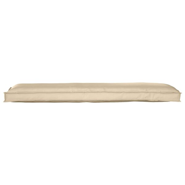 vidaXL Set di Cuscini per Pallet 2 pcs Beige 150 x 40 x 8 cm