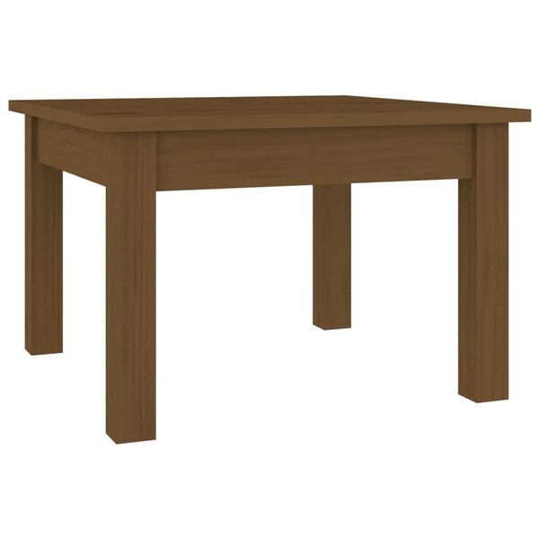 vidaXL Tavolino da Salotto ambra 45x45x30 cm Legno Massello di Pino