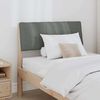 vidaXL Testiera imbottita Grigio scuro 80 cm Pino massello