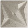 vidaXL Pannelli da parete 12 pcs Beton Stella 50 x 50 cm Schiuma XPS