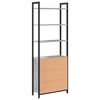 vidaXL Armadio per Libri Grigio Sonoma 60 x 24 x 161 cm