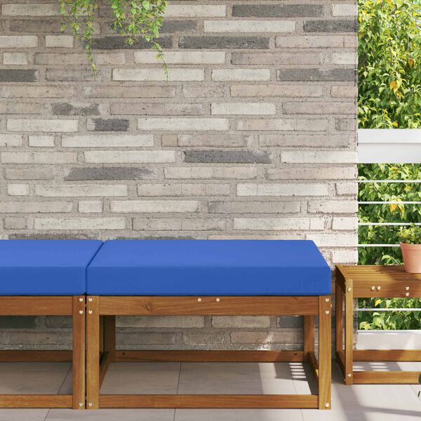 vidaXL Cuscino per divano da esterno Turchese 80 x 80 x 8 cm