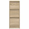 vidaXL Credenza Rovere Sonoma 29,5x34x76 cm in Legno Multistrato