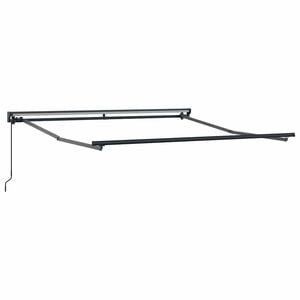 vidaXL Struttura della tenda Regolabile Antracite 3 x 2,5 m Acciaio