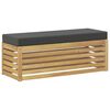 vidaXL Set di divani da esterno Bianco e Antracite 115 x 43 x 45 cm