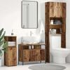 vidaXL Armadio per Lavabo da Bagno Legno vecchio 80 x 30 x 60 cm