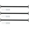 vidaXL Barra di Sicurezza Regolabile per Finestra 3 pz 710 -1200 mm