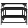 vidaXL Tavolino da Salotto Nero 102x60x45 cm in Legno Multistrato
