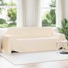 vidaXL Coperte da Pile 6 pcs Crema 350 x 270 cm Panno