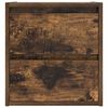 vidaXL Comodini a Muro 2 pz Rovere Fumo 38x34x40 cm