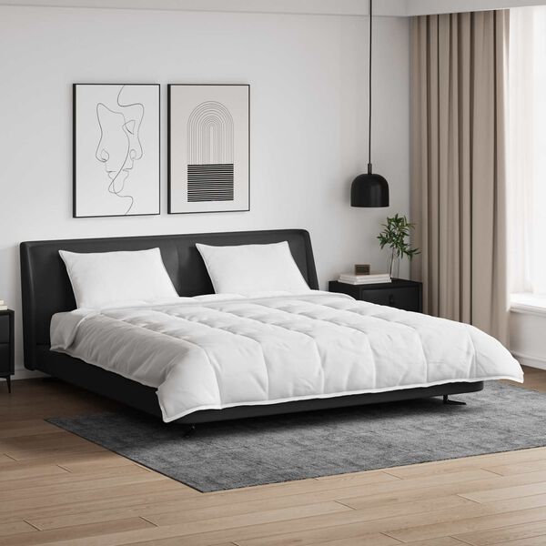 vidaXL Set di Piumoni con cuscino 3 pcs Bianco Piuma d'anatra