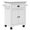 vidaXL Carrello da Cucina BODO Bianco 72x45x80 cm