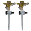 Set 2 pz Spruzzatore giardino innaffiatura con picchetto metallo zinco