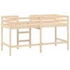 vidaXL Letto Soppalco con Scala Bambini 90x190 cm Legno Massello Pino