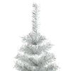 vidaXL Albero di Natale con 300 LED con supporto Argento 210 cm PET