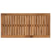 vidaXL Piano del tavolo 80,5 x 40 x 2 cm Rettangolare Naturale