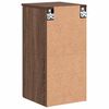 vidaXL Mobile da Bagno con porta Rovere Marrone 30 x 31,5 x 61 cm