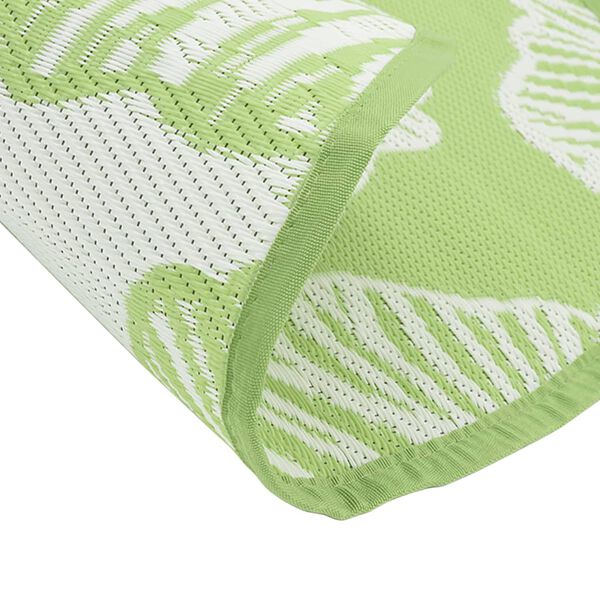 vidaXL Tappeto da Esterno ARAKIL Verde Ø160 cm in PP