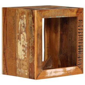 vidaXL Sgabello in Legno Massello di Recupero 40x30x40 cm