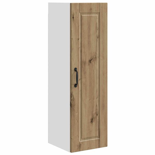 vidaXL Mobile da cucina con porta Rovere artigianale 30 x 31 x 100 cm