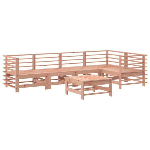 vidaXL Set Salotto da Giardino 6 pz in Legno Massello di Douglas