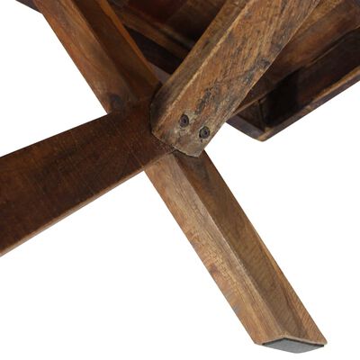 vidaXL Tavolino da Salotto in Legno Massello di Recupero 110x60x45 cm