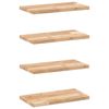 vidaXL Mensole da Parete 4 pz 60x20x2 cm Legno Acacia Non Trattato