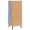 vidaXL Credenza Grigio Sonoma 34,5x34x90 cm in Legno Multistrato