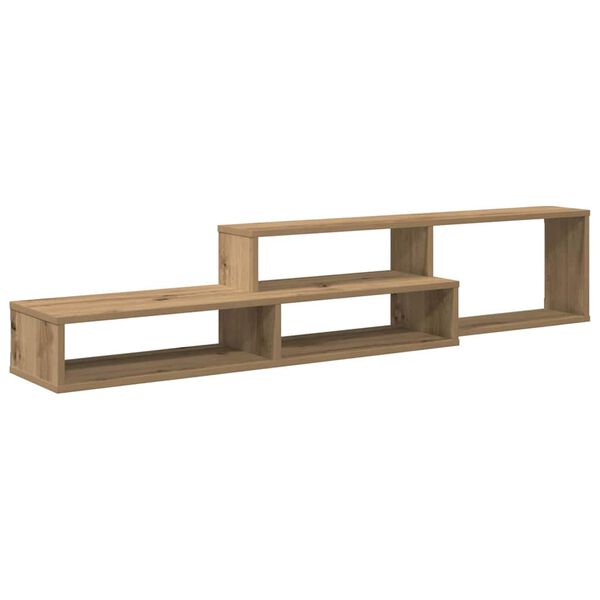 vidaXL SupportoperTVaparete 150x25x28,5cm Legno multistrato