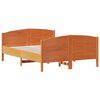 vidaXL Letto senza Materasso Marrone Cera 120x190 cm in Legno di Pino