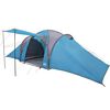 vidaXL Tenda da Campeggio a Cupola per 4 Persone Blu Impermeabile