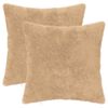 vidaXL Federa 2 pz HEERLEN Crema 50 x 50 cm