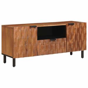 vidaXL Mobile TV con cassetto Finitura Marrone Acacia 105 x 33 x 46 cm