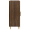 vidaXL Credenza Rovere Marrone 34,5x34x90 cm in Legno Multistrato