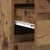 vidaXL Credenza con cassetto Legno vecchio 60 x 35 x 70 cm