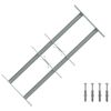 vidaXL Griglia di Sicurezza per Finestre con 2 Traverse 3 pz