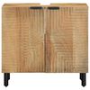 vidaXL Mobile Lavabo da Bagno Marrone 62x33x58 cm Legno Massello Mango