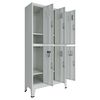 vidaXL Armadio con Locker Grigio 45 x 90 x 180 cm