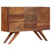 vidaXL Credenza in Legno Massello di Recupero 110x30x75 cm Marrone