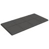 vidaXL Pannelli Murali 12 pz Grigio Scuro 60x30 cm in Tessuto 2,16 m&sup2;