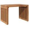vidaXL Tavolo Laterale da Giardino Marrone 50 x 32,5 x 35 cm