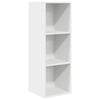 vidaXL Mobile TV da Parete Bianco 37x37x107 cm in Legno Multistrato