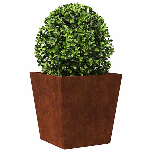 vidaXL Fioriere da Giardino 2 pz 40x40x40 cm in Acciaio Corten