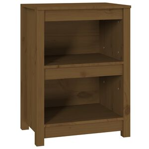 vidaXL Libreria Marrone ambra 50x35x68 cm in Legno Massello di Pino