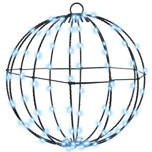 vidaXL Luce a punta di Natale 96 LED Bianco freddo Diametro 30 x 32 cm