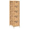 vidaXL Armadietto Portaoggetti 5 Cesti 25,5x37x100 cm Giacinto d'Acqua