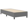vidaXL Struttura letto piattaforma Grigio chiaro 90 x 190 cm Tessuto
