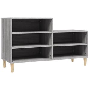 vidaXL Scarpiera Grigio Sonoma 102x36x60 cm in Legno Multistrato