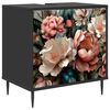 vidaXL Mobile da Bagno BORNE Rovere Nero 60 x 40 x 61 cm
