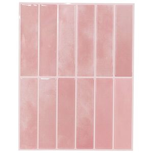 vidaXL Piastrella Rettangolare 10 pcs Rosa 29 x 23 x 0,08 cm